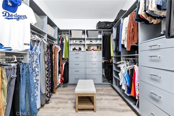 Interior, Walk-in Closets, Wood Texture Flooring