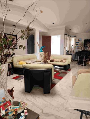 Interior, Living room, Marble, Recessed Lighting