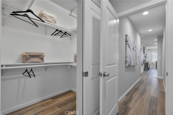 Interior, Recessed Lighting, Walk-in Closets, Wood Texture Flooring