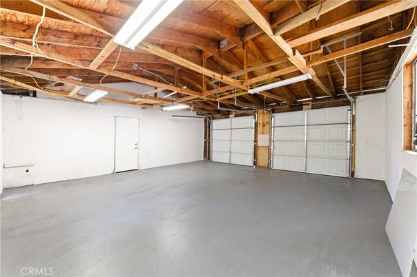 Garage, Interior, Wooden Beams, Wooden Ceilings