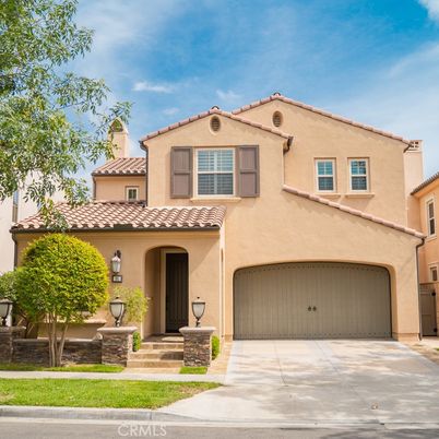 Attached, Exterior, Facade, Spanish Mediterranean