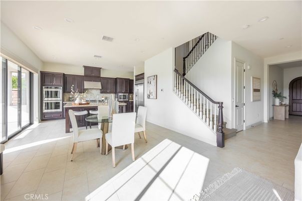 Dining room, Interior, Kitchen, Recessed Lighting, Stainless Steel Appliances