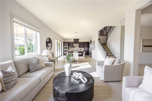 Dining room, Interior, Kitchen, Living room, Recessed Lighting, Stainless Steel Appliances