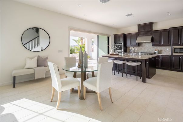 Dining room, Interior, Kitchen, Recessed Lighting, Stainless Steel Appliances