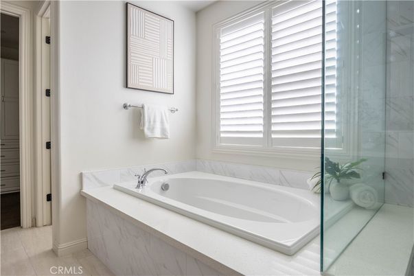 Bathroom, Glass Shower, Interior, Marble Walls