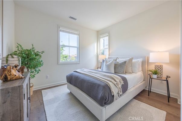 Bedroom, Interior, Wood Texture Flooring