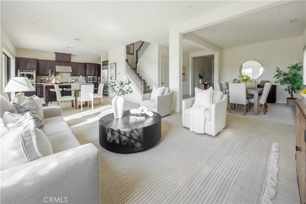 Dining room, Interior, Kitchen, Living room, Recessed Lighting, Stainless Steel Appliances