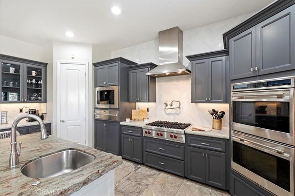 Interior, Kitchen, Recessed Lighting, Stainless Steel Appliances