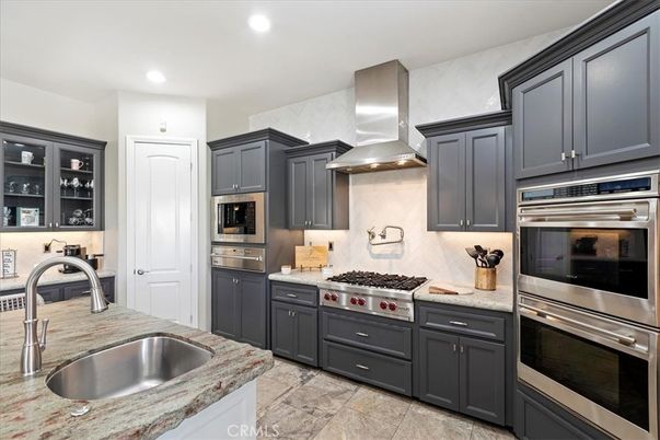 Interior, Kitchen, Recessed Lighting, Stainless Steel Appliances