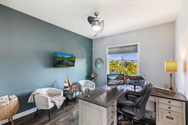 Home Office, Interior, Wood Texture Flooring