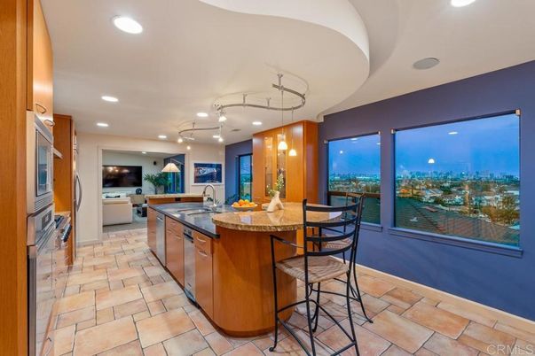 Interior, Kitchen, Living room, Recessed Lighting