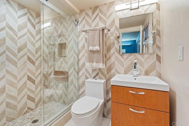 Bathroom, Glass Shower, Interior