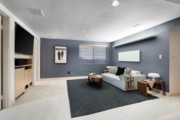 Interior, Living room, Recessed Lighting