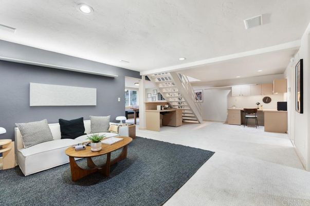 Dining room, Interior, Kitchen, Living room, Recessed Lighting