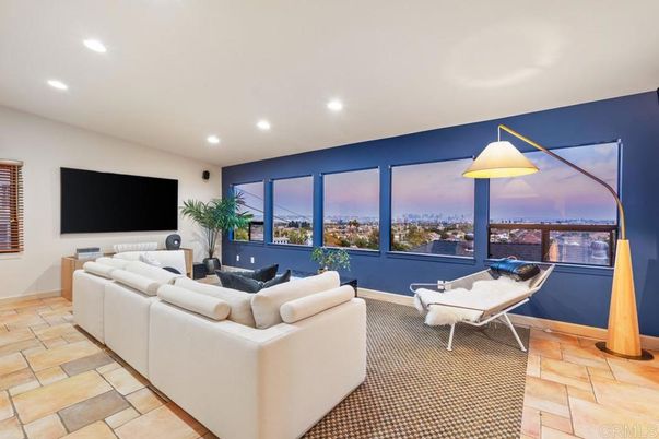 Interior, Living room, Recessed Lighting