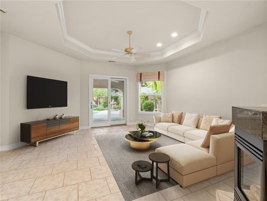 Interior, Living room, Recessed Lighting