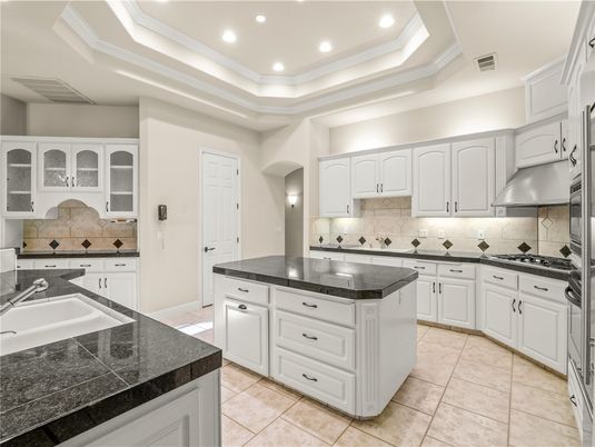 Interior, Kitchen, Recessed Lighting, Tile Countertops