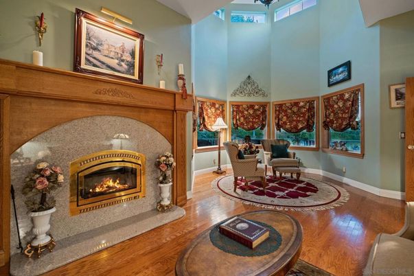 Fireplace, Interior, Wood Texture Flooring