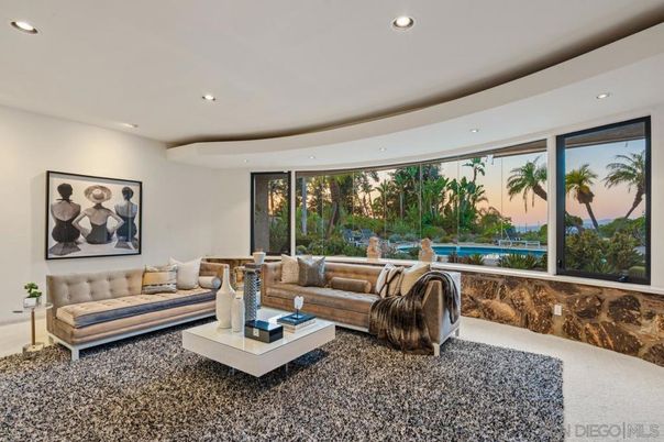 Interior, Living room, Recessed Lighting