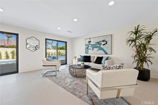 Interior, Living room, Recessed Lighting