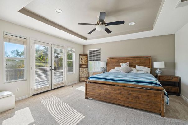 Bedroom, Interior, Recessed Lighting