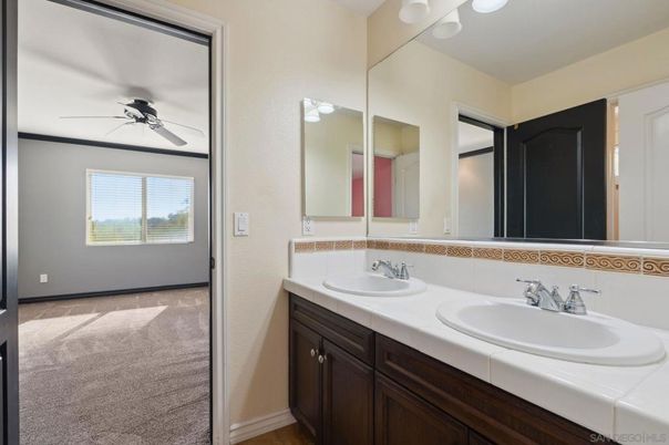 Bathroom, Dual Sink Vanities, Interior, Tile Countertops