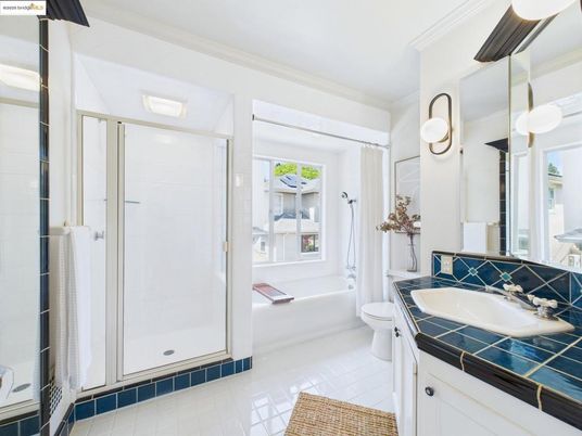 Bathroom, Glass Shower, Interior, Tile Countertops