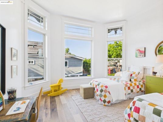 Bedroom, Interior, Wood Texture Flooring