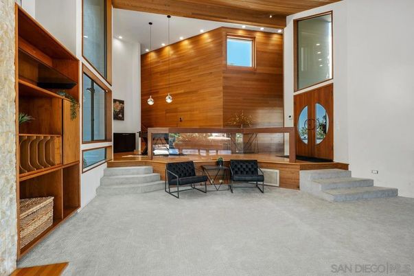 Interior, Pendant Lights, Recessed Lighting, Wooden Walls
