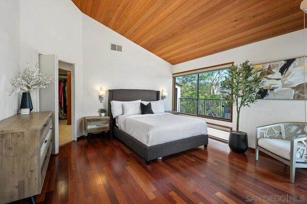 Bedroom, Interior, Wooden Ceilings, Wood Texture Flooring