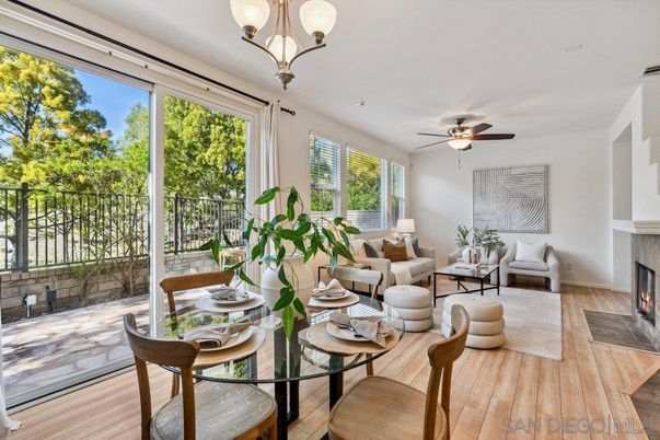 Chandelier, Dining room, Fireplace, Interior, Living room, Wood Texture Flooring