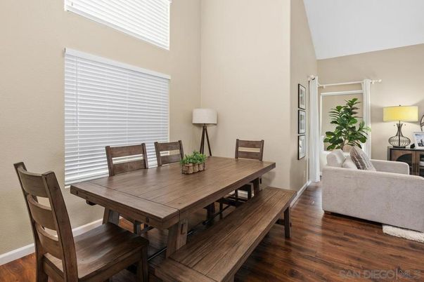 Dining room, Interior, Wood Texture Flooring