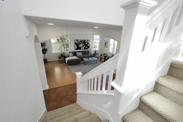 Dining room, Interior, Kitchen, Living room, Recessed Lighting, Wood Texture Flooring