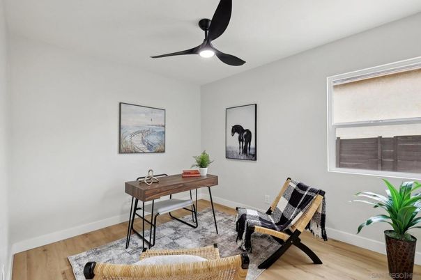 Home Office, Interior, Wood Texture Flooring