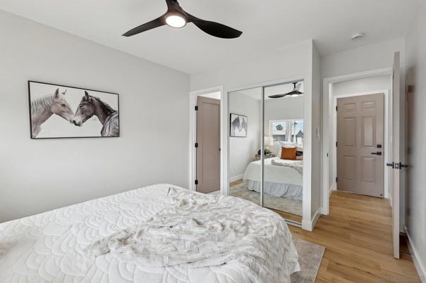 Bedroom, Interior, Wood Texture Flooring