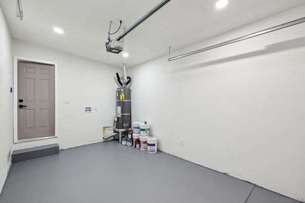 Garage, Interior, Recessed Lighting