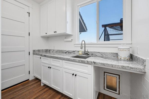 Interior, Kitchen, Wood Texture Flooring
