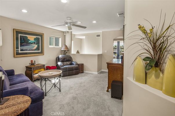 Interior, Living room, Recessed Lighting