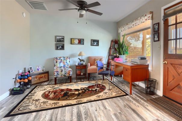 Home Office, Interior, Wood Texture Flooring