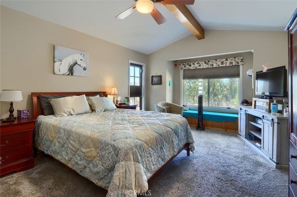 Bedroom, Interior, Wooden Beams