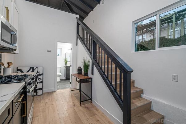 Interior, Kitchen, Wood Texture Flooring