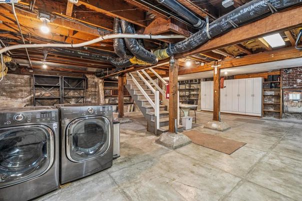 Interior, Stone Walls, Washer