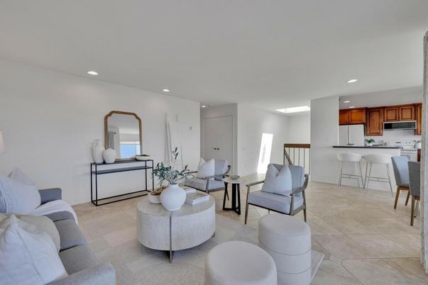 Interior, Kitchen, Living room, Recessed Lighting