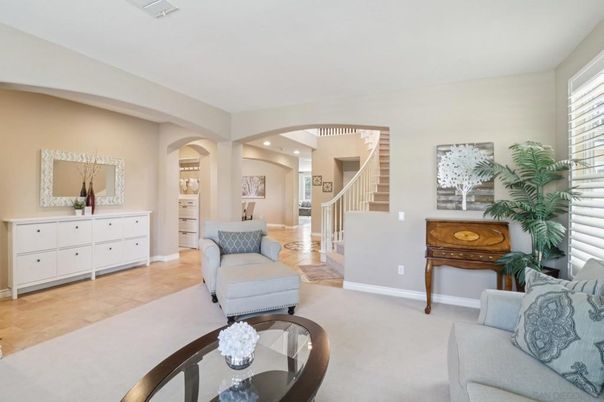 Interior, Living room, Recessed Lighting