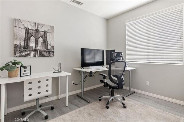 Home Office, Interior, Wood Texture Flooring