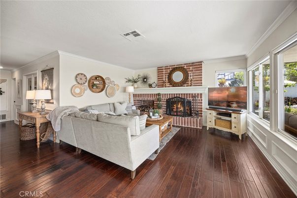 Fireplace, Interior, Living room, Stone Walls, Wood Texture Flooring