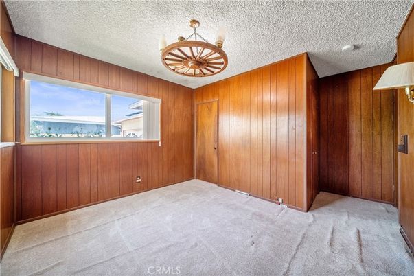 Chandelier, Empty room, Interior, Wooden Walls