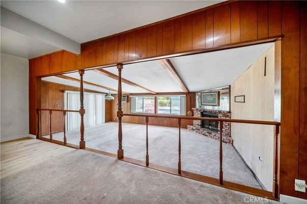 Empty room, Interior, Wooden Beams, Wood Texture Flooring, Wooden Walls
