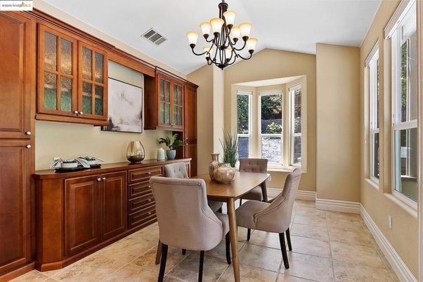 Chandelier, Home Office, Interior