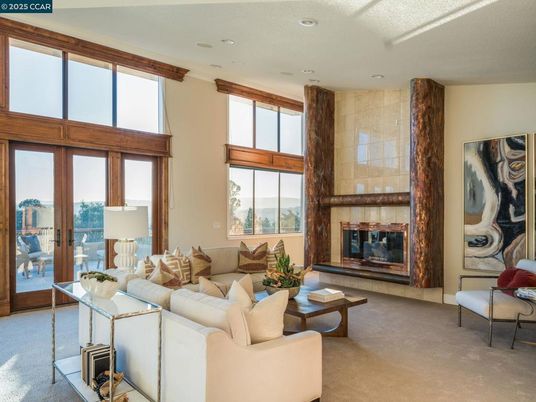 Fireplace, Interior, Living room, Recessed Lighting